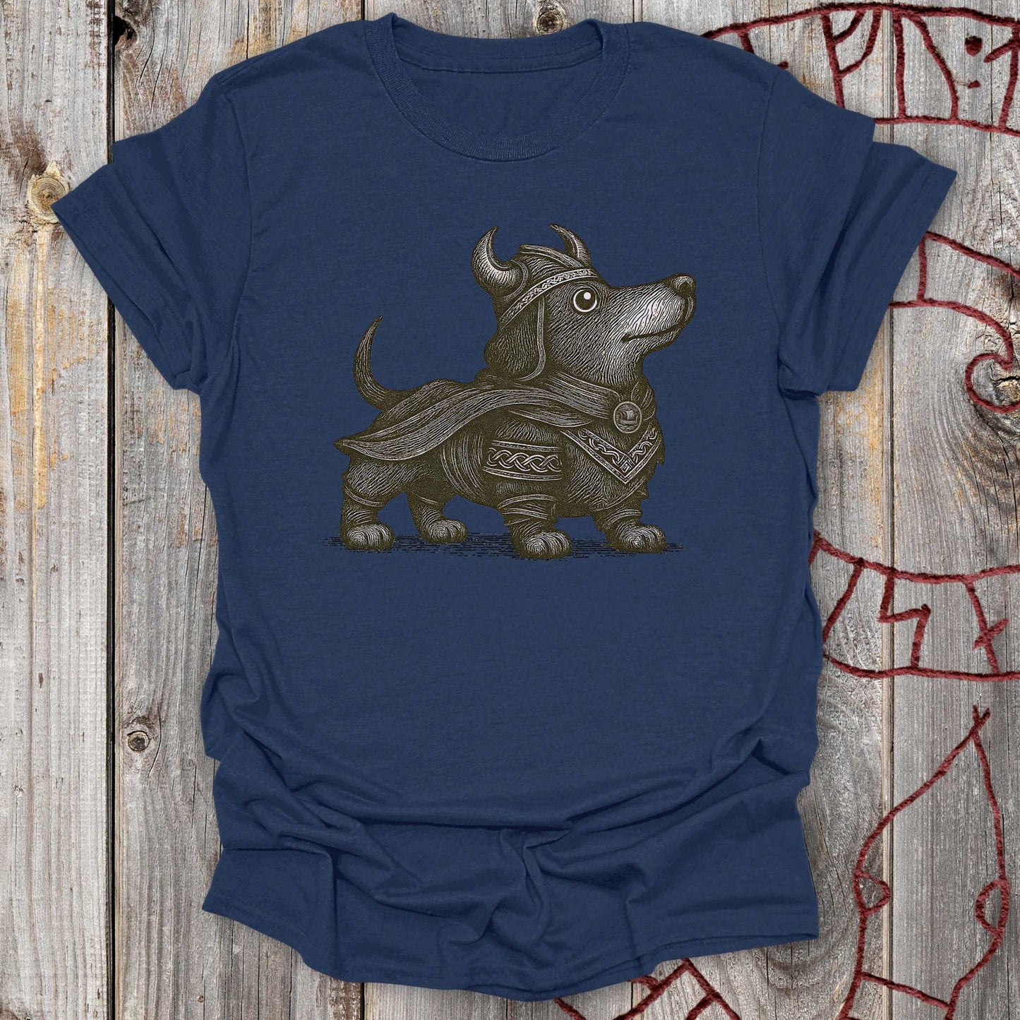 Brave Norse Warrior Dachshund T-Shirt