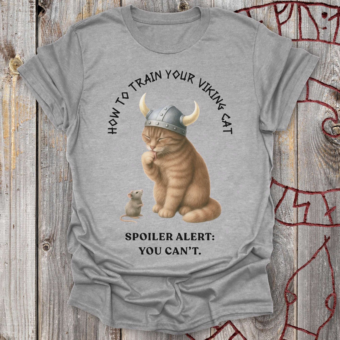 T-Shirt How to Train Your Viking Cat - T-Shirt Unisex size S M L XL 2XL