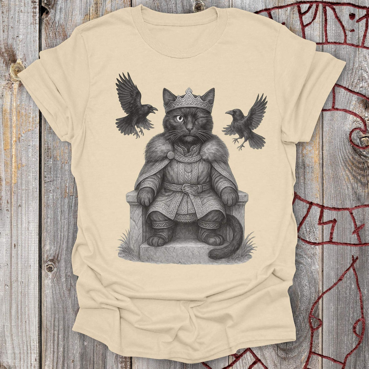 T-Shirt Odin the Cat God T-Shirt Unisex size S M L XL 2XL