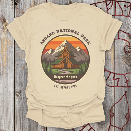 T-Shirt Asgard National Park - Retro Norse Mythology T-shirt Unisex size S M L XL 2XL