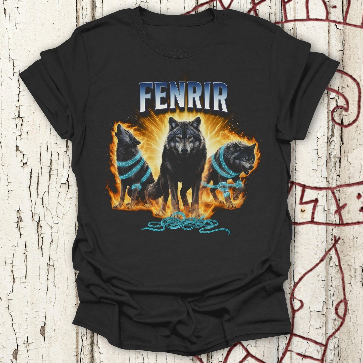 Fenrir Bootleg Shirt- Funny Norse Mythology T-shirt NEW!