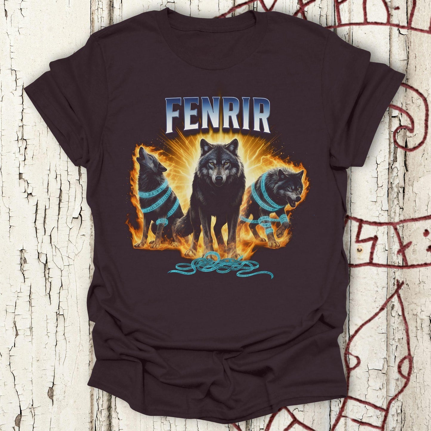 Fenrir Bootleg Shirt- Funny Norse Mythology T-shirt NEW!