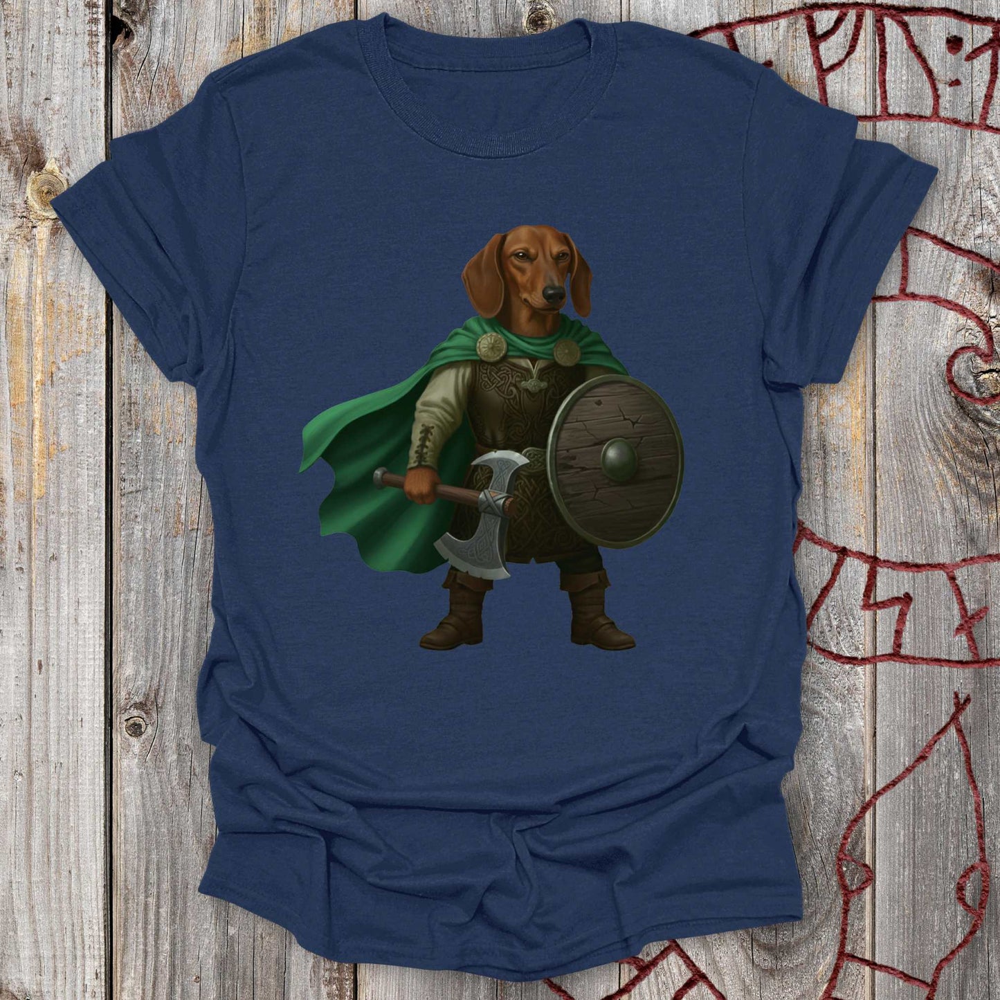 T-Shirt Fierce Dachshund - Norse Hero Dog T-Shirt Unisex size S M L XL 2XL