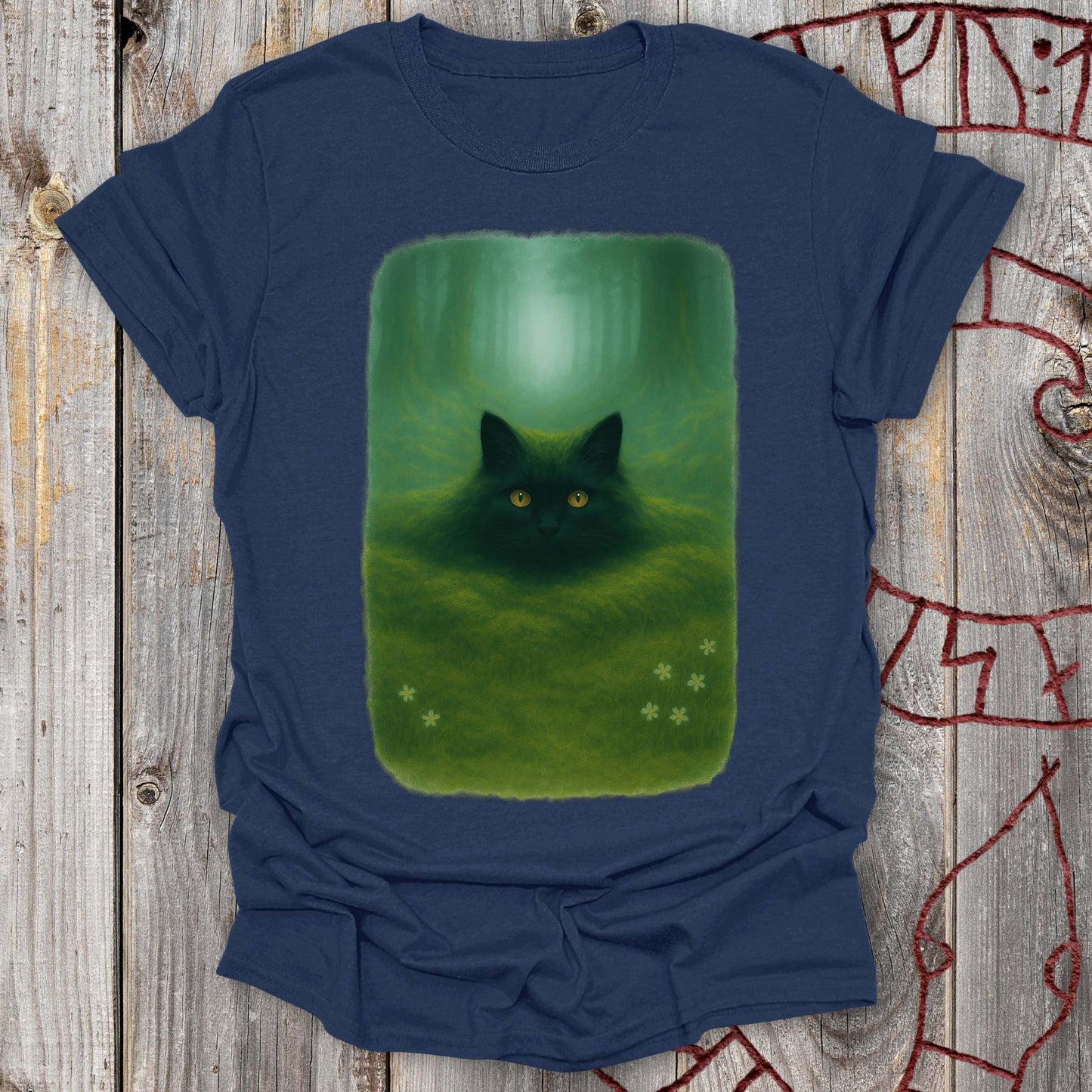 T-Shirt The Forest Spirit’s Cat T-Shirt Unisex size S M L XL 2XL