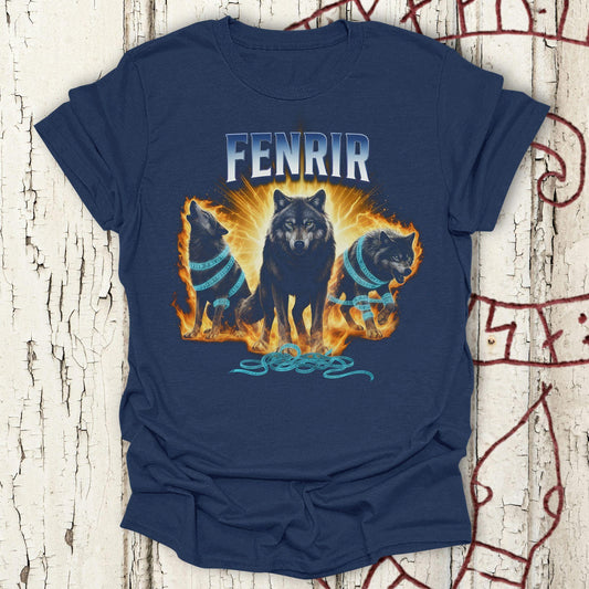 Fenrir Bootleg Shirt- Funny Norse Mythology T-shirt NEW!