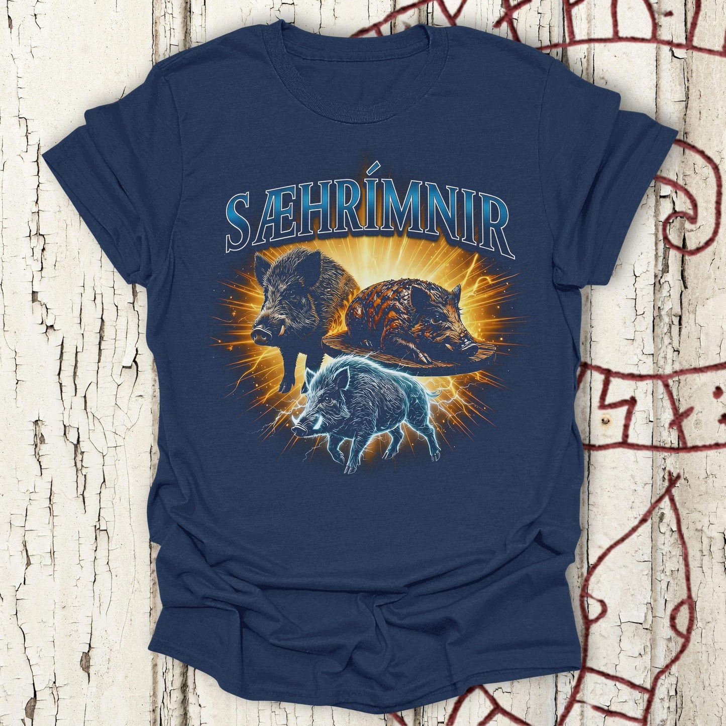 Sæhrímnir Bootleg Shirt - Funny Norse Mythology T-shirt NEW!