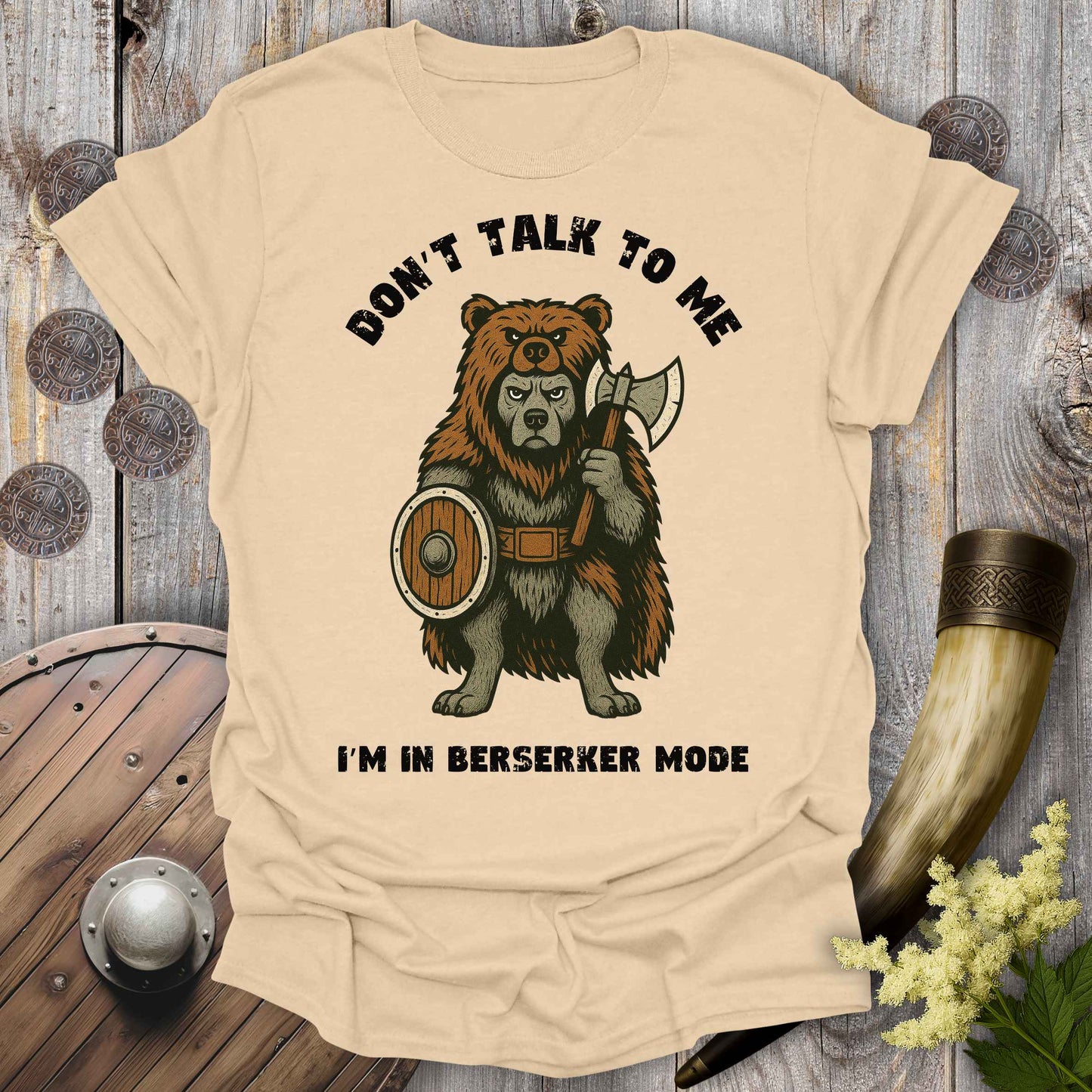 Viking Berserker Dog T-Shirt