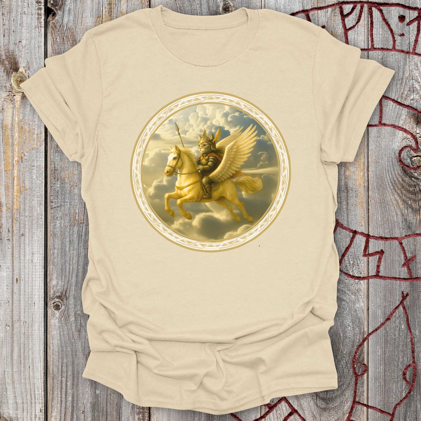 T-Shirt Ride of the Pawlkyrie - Viking Cat T-shirt Unisex size S M L XL 2XL