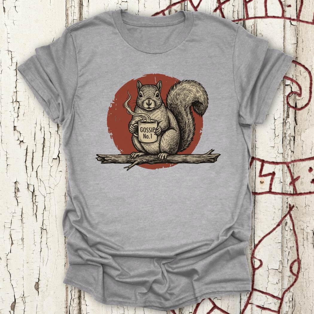 Gossip No. 1 - Funny Ratatosk Norse Mythology Creature T-shirt NEW!