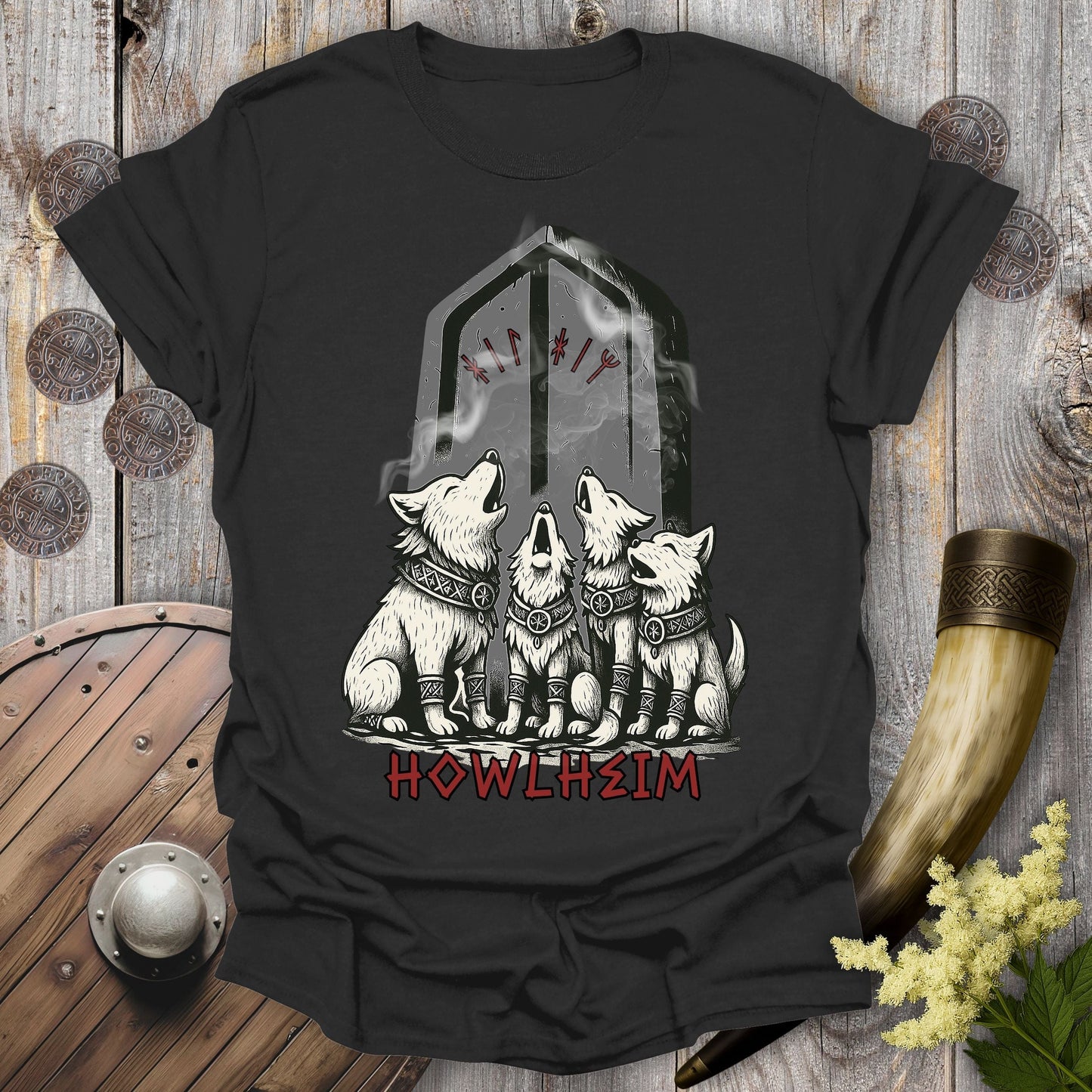 T-Shirt Black / S Howlheim Viking Guard Dogs T-Shirt
