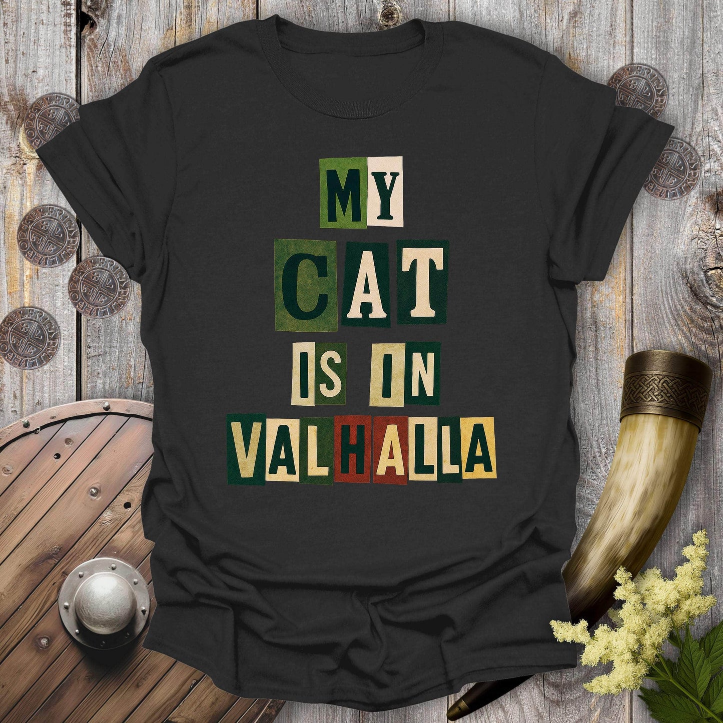 T-Shirt Black / S My Cat is in Valhalla Memorial T-Shirt
