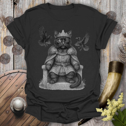 T-Shirt Black / S Odin the Cat God T-Shirt