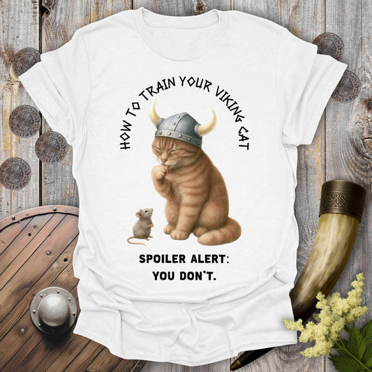 T-Shirt White / S How to Train Your Viking Cat T-Shirt