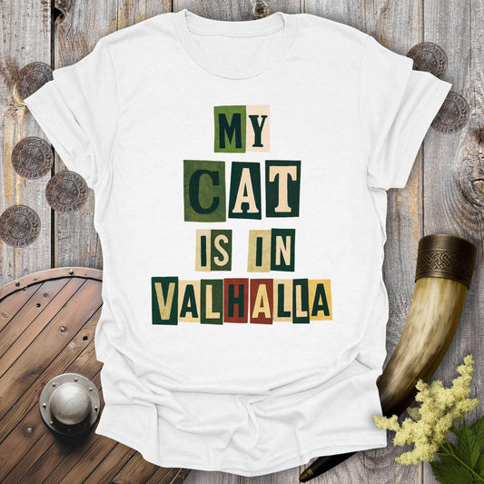 T-Shirt White / S My Cat is in Valhalla Memorial T-Shirt