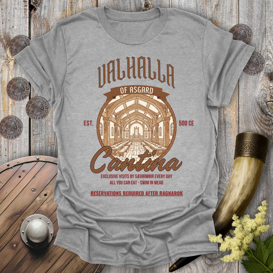 Valhalla i Asgård Cantina T-shirt