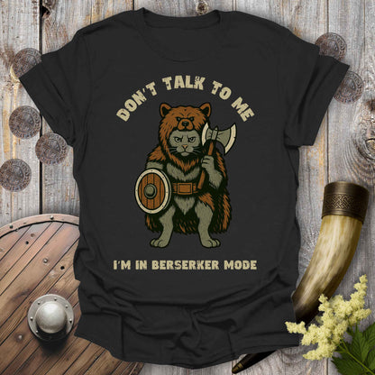 Viking Berserker Cat T-shirt