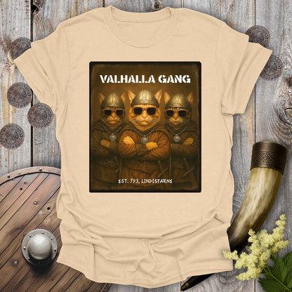 Valhalla Gang Viking Katt T-shirt