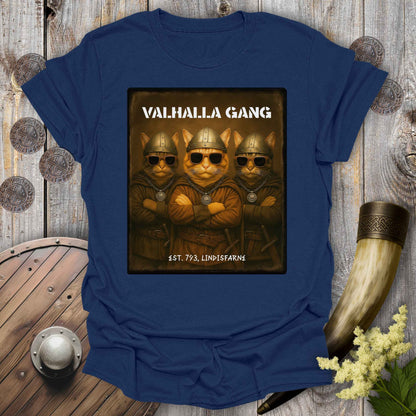 Valhalla Gang Viking Katt T-shirt