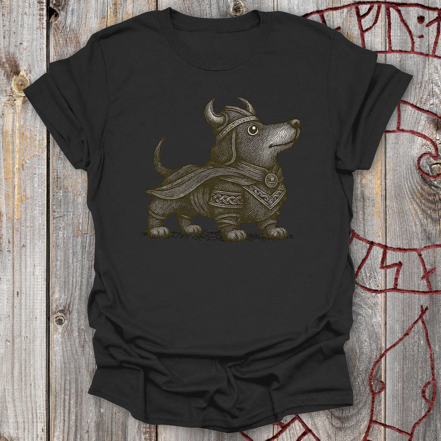 Brave Norse Warrior Dachshund T-Shirt