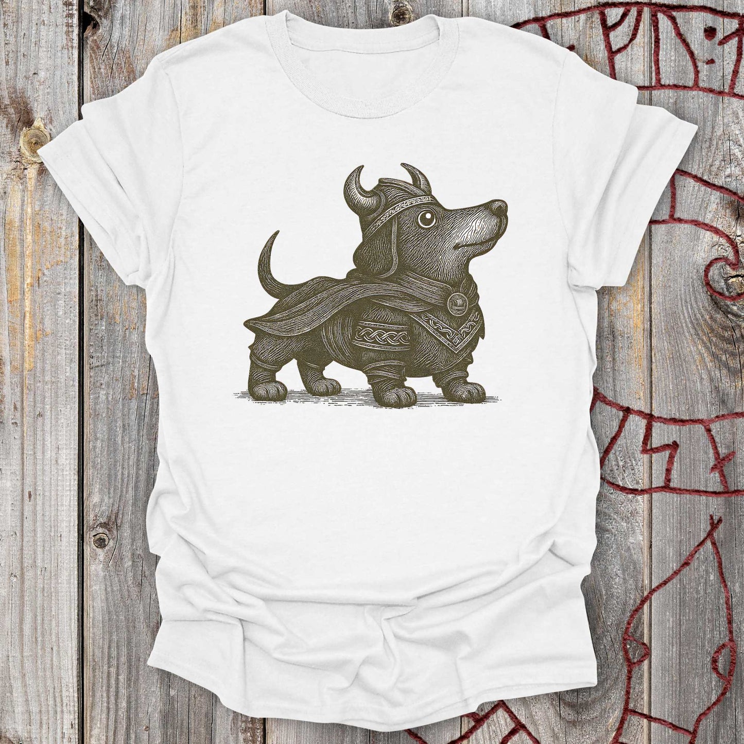 Brave Norse Warrior Dachshund T-Shirt