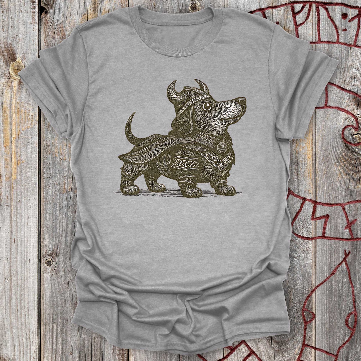 Brave Norse Warrior Dachshund T-Shirt