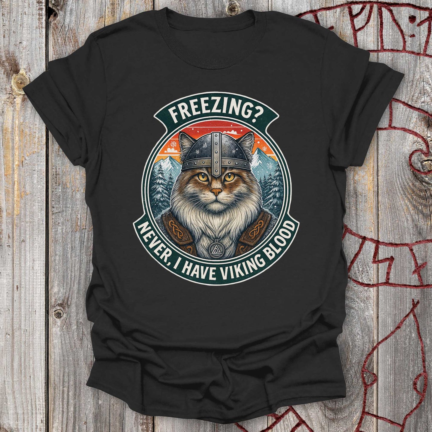 T-Shirt I Have Viking Blood - Norwegian Forest Cat T-Shirt Unisex size S M L XL 2XL