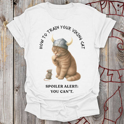 T-Shirt How to Train Your Viking Cat - T-Shirt Unisex size S M L XL 2XL