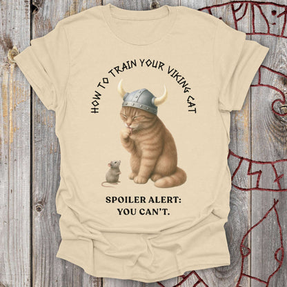 T-Shirt How to Train Your Viking Cat - T-Shirt Unisex size S M L XL 2XL