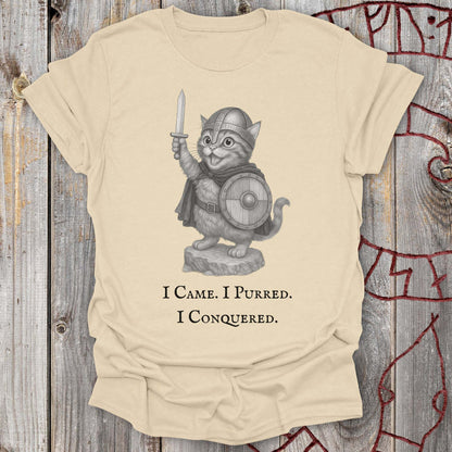 T-Shirt I Came, I Purred, I Conquered - Cat T-shirt Unisex size S M L XL 2XL