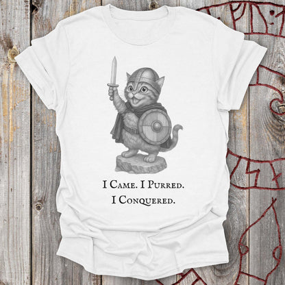 T-Shirt I Came, I Purred, I Conquered - Cat T-shirt Unisex size S M L XL 2XL