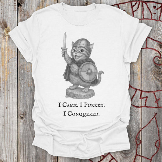 I Came, I Purred, I Conquered - Cat T-shirt
