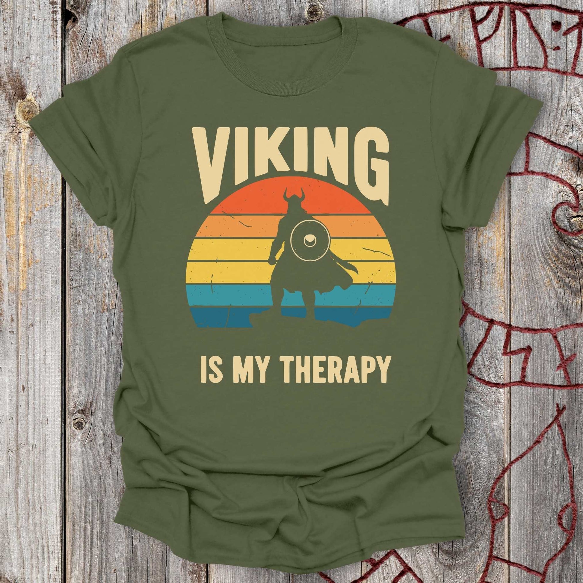 T-Shirt Viking is My Therapy - Adventure Time T-shirt Unisex size S M L XL 2XL