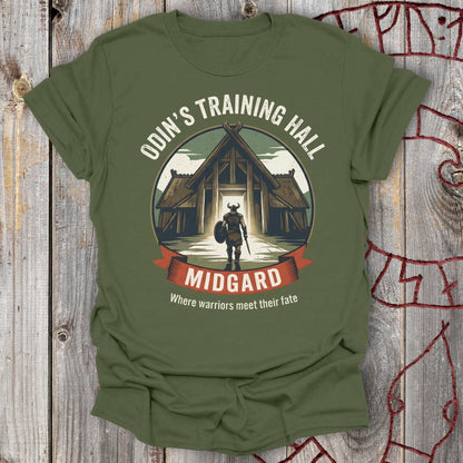 T-Shirt Odins Training Hall - Midgard T-shirt Unisex size S M L XL 2XL