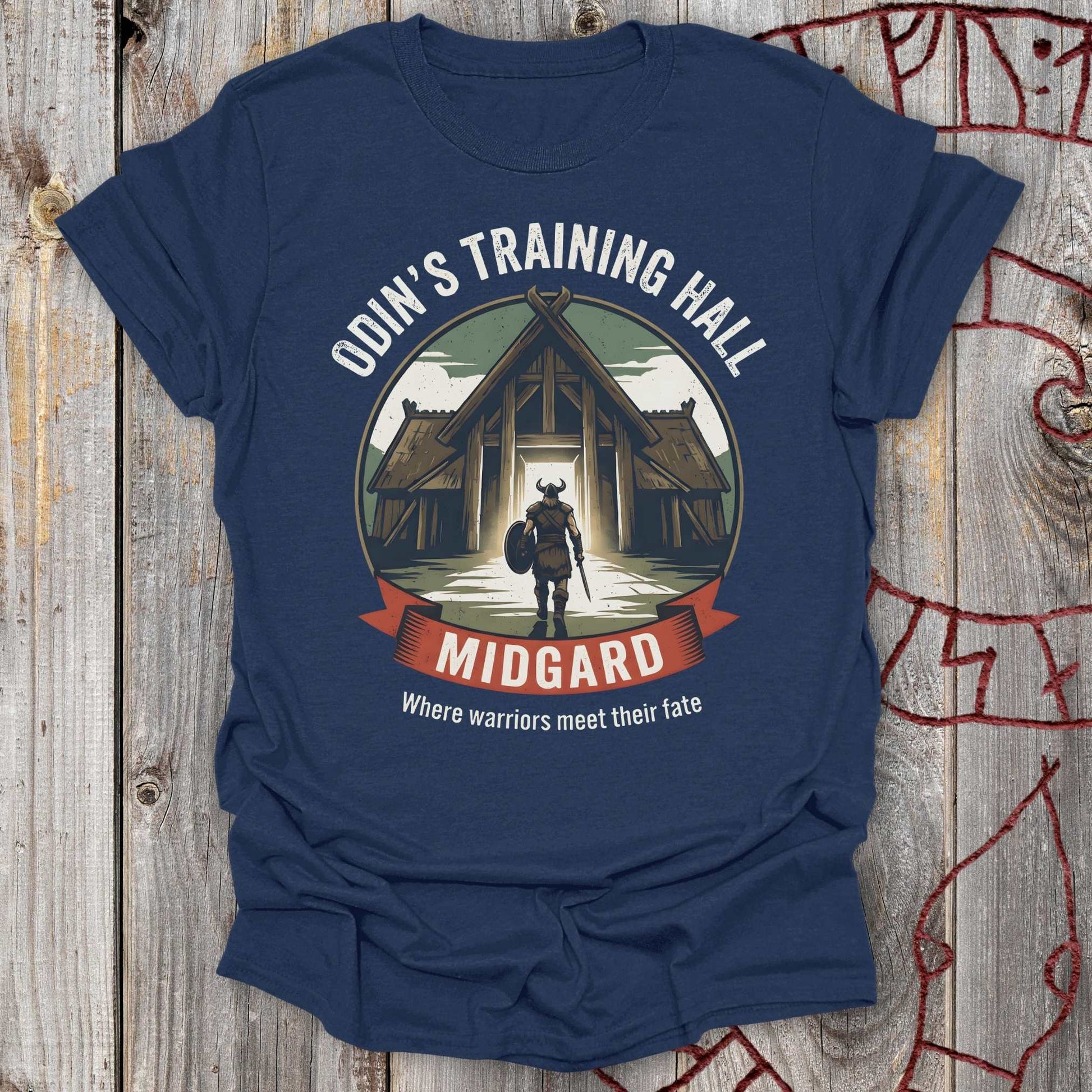 T-Shirt Odins Training Hall - Midgard T-shirt Unisex size S M L XL 2XL