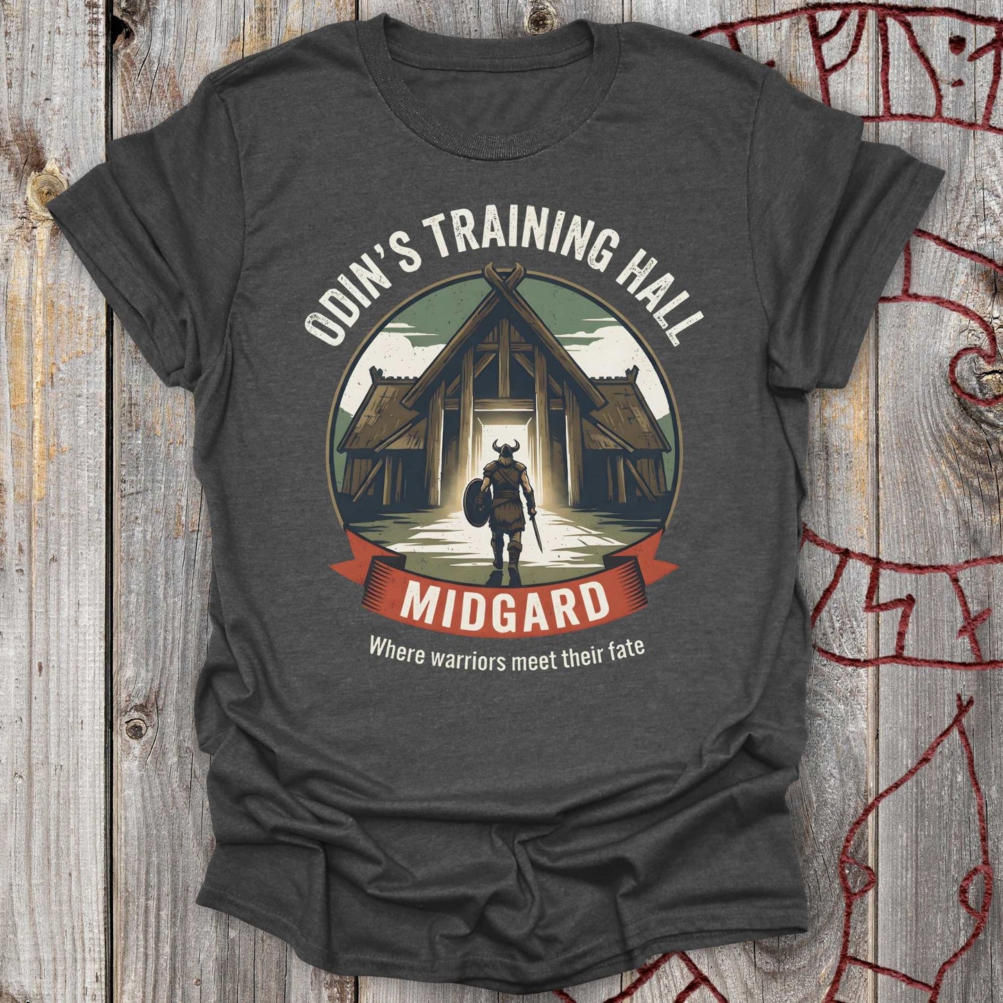 T-Shirt Odins Training Hall - Midgard T-shirt Unisex size S M L XL 2XL