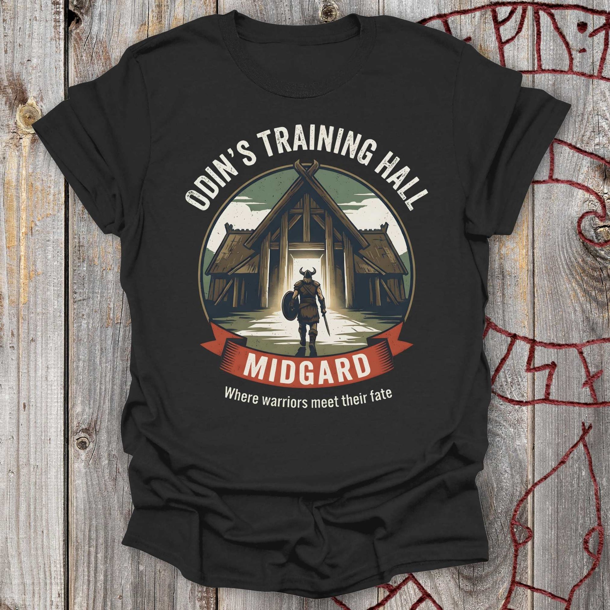 T-Shirt Odins Training Hall - Midgard T-shirt Unisex size S M L XL 2XL