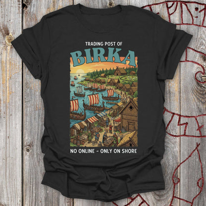 T-Shirt Trading Post of Birka - Funny Viking Shopping T-shirt Unisex size S M L XL 2XL
