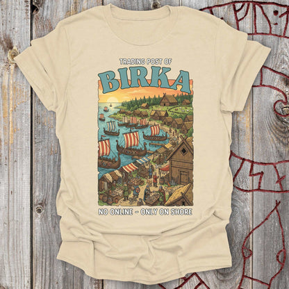 T-Shirt Trading Post of Birka - Funny Viking Shopping T-shirt Unisex size S M L XL 2XL