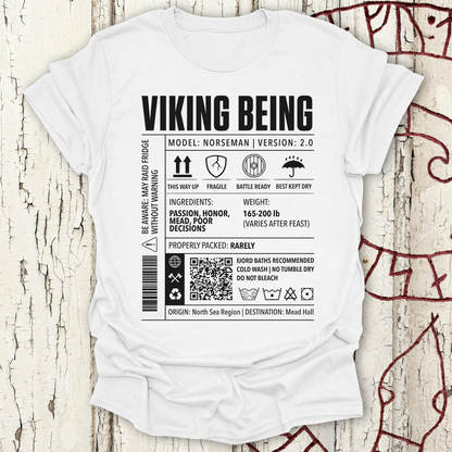 Viking Being, Norseman 2.0 - Cargo Label T-shirt NEW!