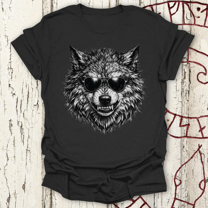 Fenrir Wolf with Sunglasses - Norse Mythology T-shirt NEW!