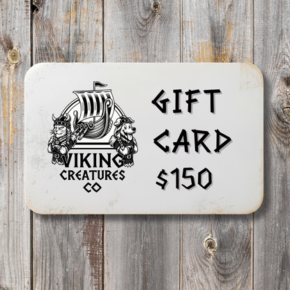 Gift Cards for Funny Viking T-shirts, for Birthdays or Valentine's Day