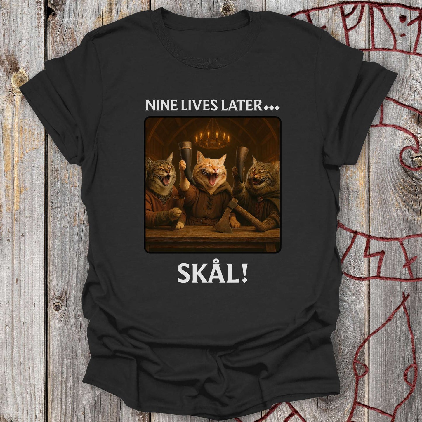 Nine Lives Later - Valhalla Feast T-Shirt