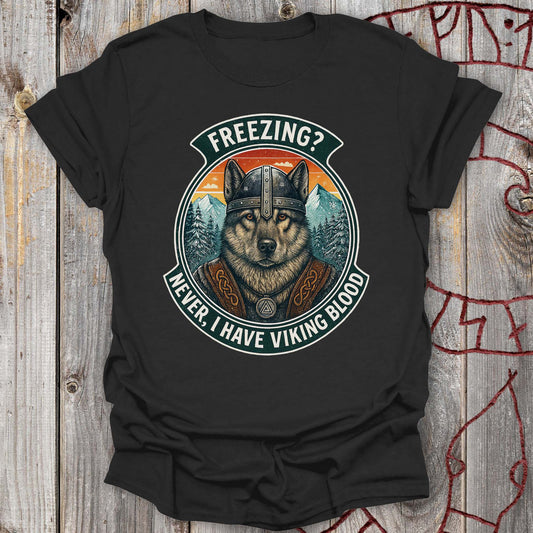T-Shirt I Have Viking Blood - Norwegian Elkhound Viking T-Shirt Unisex size S M L XL 2XL