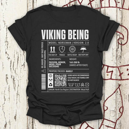 T-Shirt Viking Being, Norseman 2.0 - Cargo Label T-shirt Unisex size S M L XL 2XL