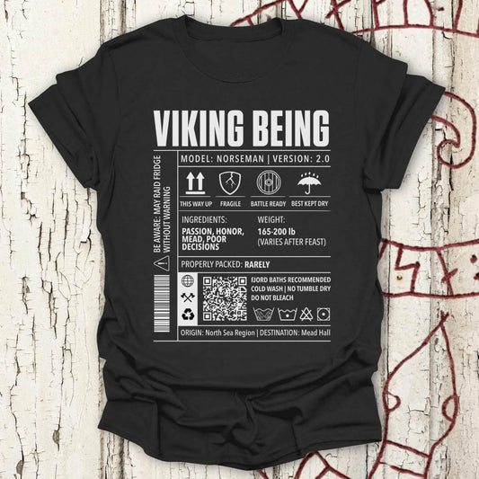T-Shirt Viking Being, Norseman 2.0 - Cargo Label T-shirt Unisex size S M L XL 2XL