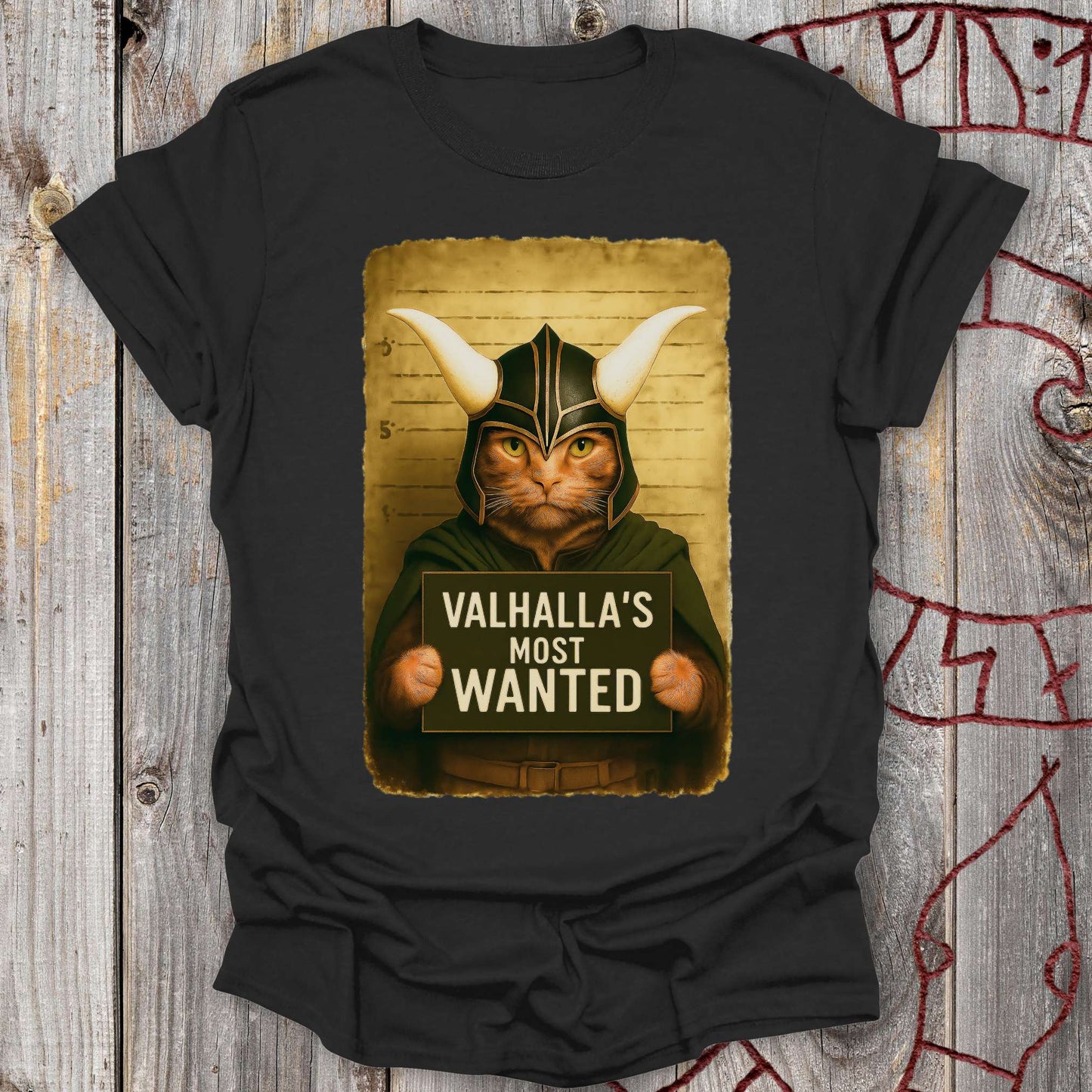 Valhalla's Most Wanted - Cat Loki Mugshot T-Shirt