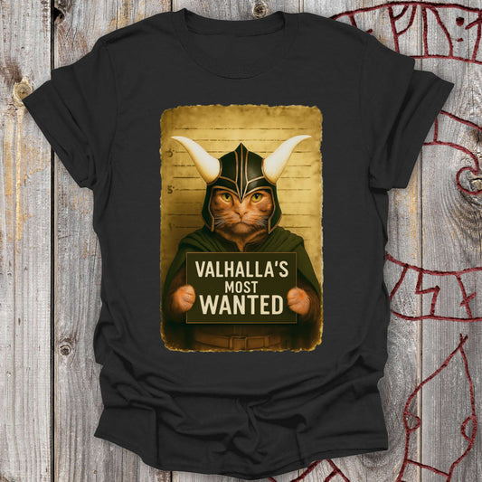 Valhalla's Most Wanted - Cat Mugshot T-Shirt