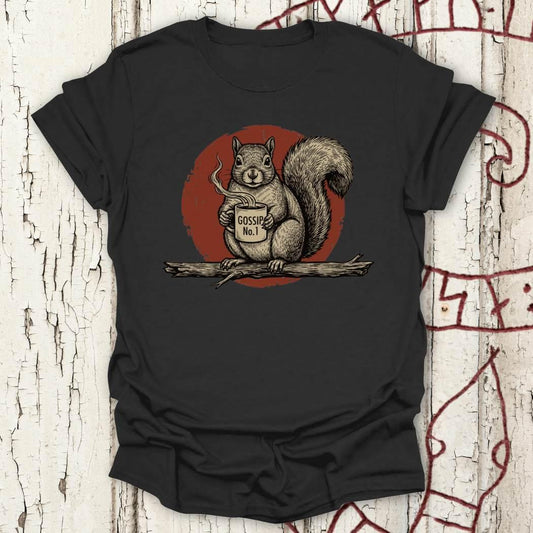 Gossip No. 1 - Funny Ratatosk Norse Mythology Creature T-shirt NEW!