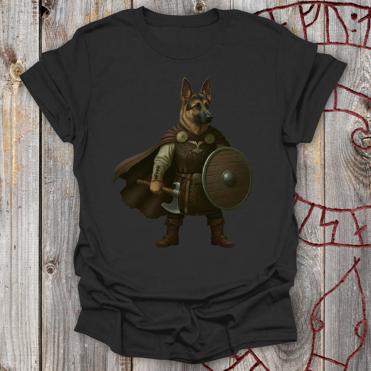 German Shepherd - Norse Hero Dog T-Shirt