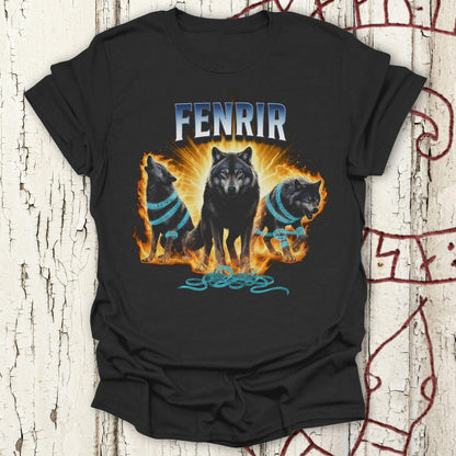 Fenrir Bootleg Shirt- Funny Norse Mythology T-shirt NEW!